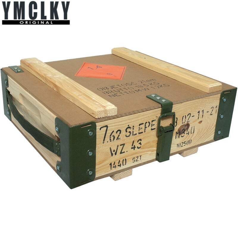 ポーランド軍タイプ アンモボックス メタルフレーム BX129YN収納箱
