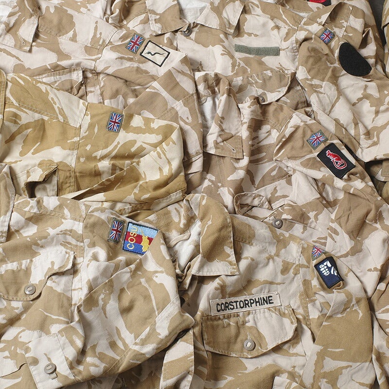 イギリス軍 トロピカル コンバットジャケット デザートDPM USED