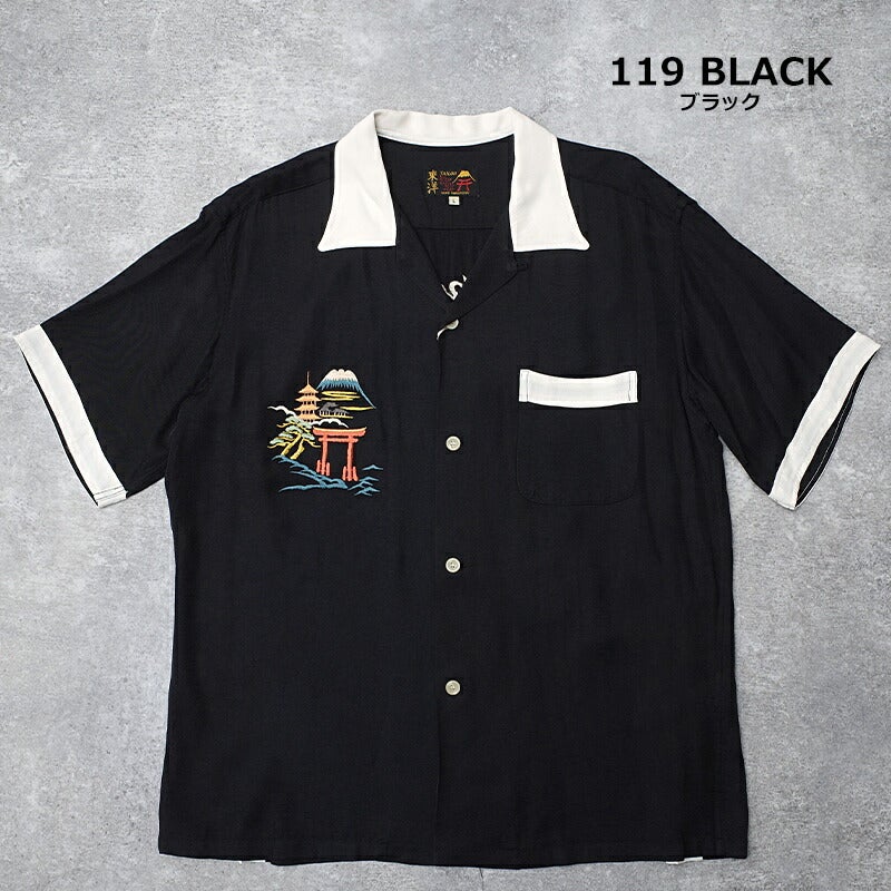 TAILORTOYO テーラー東洋 #TT39699 半袖 スカシャツ『JAPAN MAP