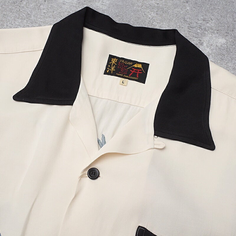 TAILORTOYO テーラー東洋 #TT39699 半袖 スカシャツ『JAPAN MAP