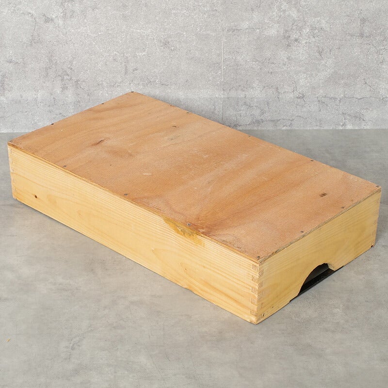 チェコ軍 ウッド ストックボックス 取っ手なし 24x44.5x9cm USED