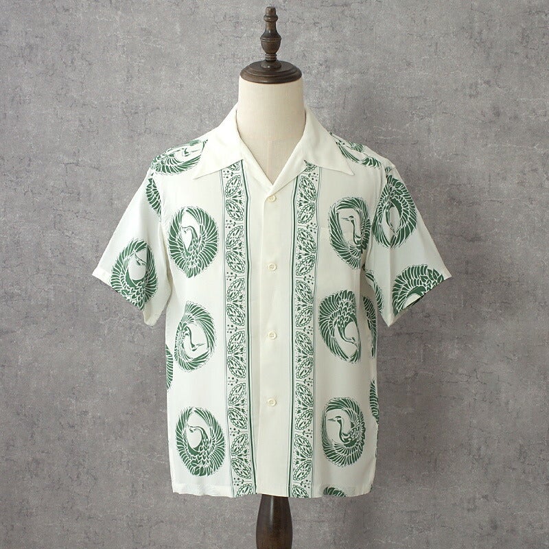 SUNSURF サンサーフ #SS39629 半袖 レーヨン アロハシャツ『ORIENTAL BORDER』