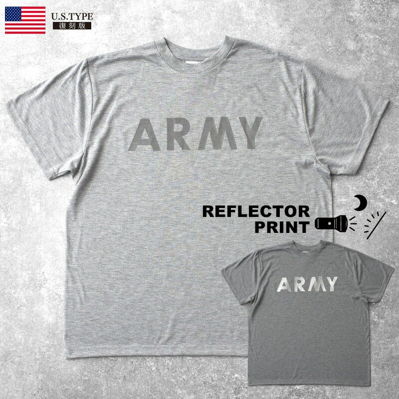 米軍タイプ IPFU 半袖Tシャツ ARMYロゴ