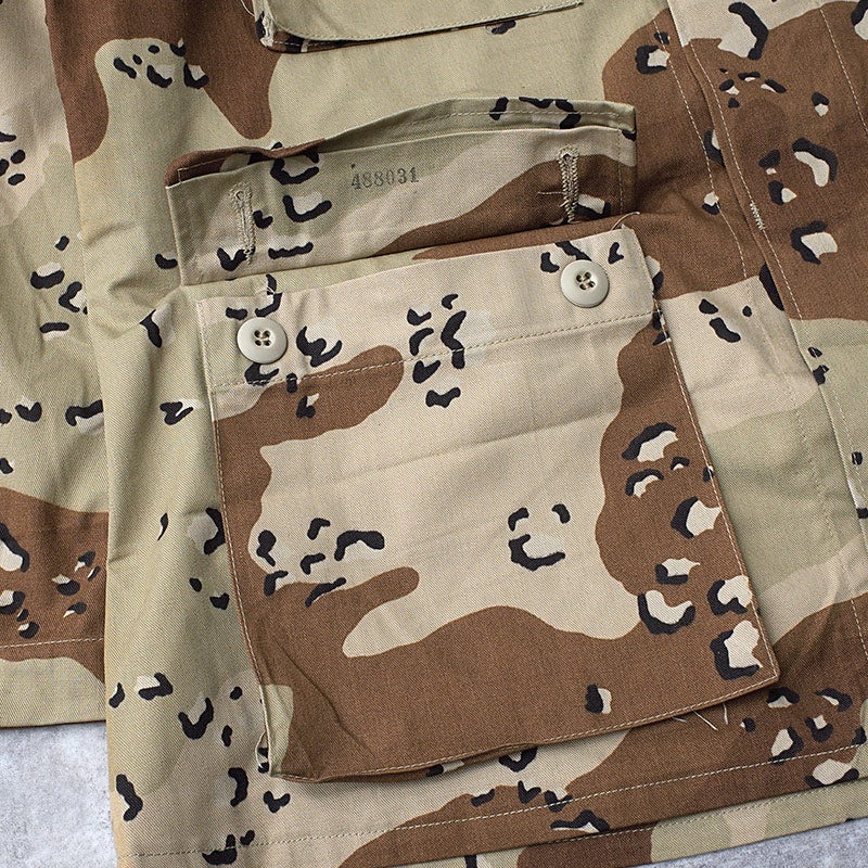 米軍 BDUジャケット チョコチップデザート デッドストックアメリカ軍