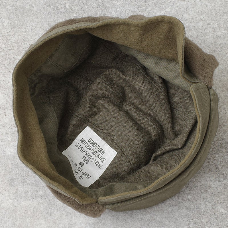 ドイツ軍 ウインターキャップ オリーブ デッドストック HC094NN BW