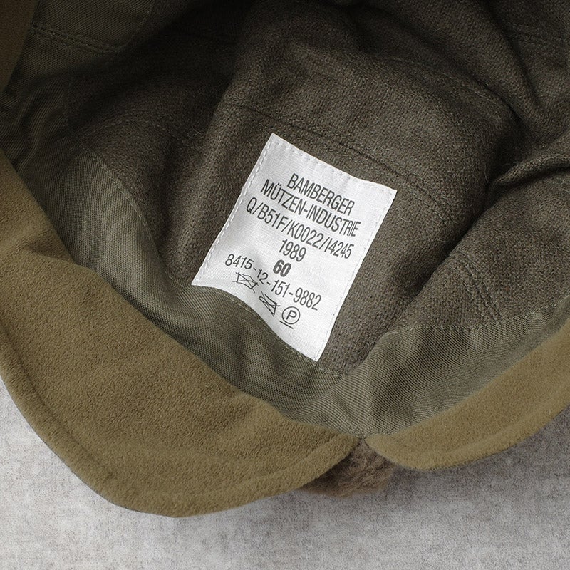 1990年製 西ドイツ軍 フライトキャップ ドイツ軍 ウインターキャップ