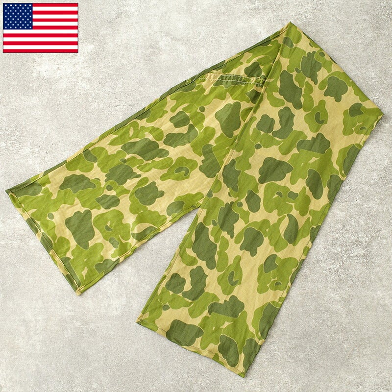 メール便可 米軍 パラシュートクロス スカーフ ダックハンターカモ