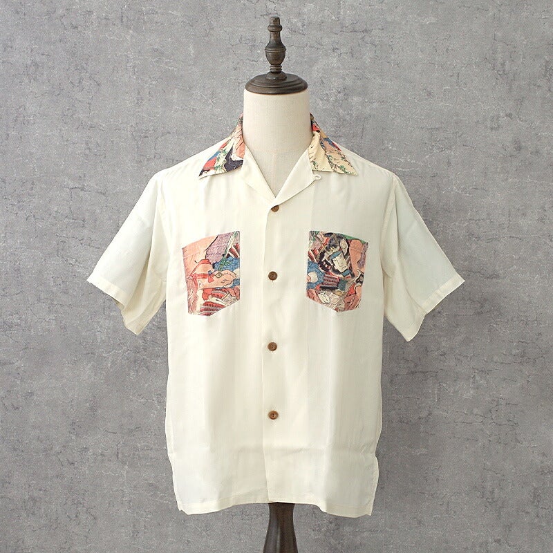 SUNSURF サンサーフ #SS39656 SUN SURF×葛飾北斎 スペシャルエディション 半袖 アロハシャツ『畠山重忠』