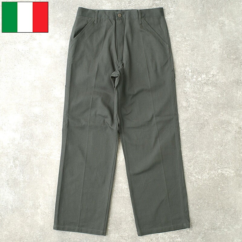 イタリア軍 MM ワークパンツ チャコール デッドストック PP519NN