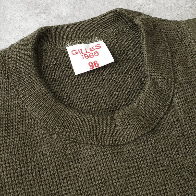 フランス軍 80s コマンドセーター オリーブ タイプB デッドストック