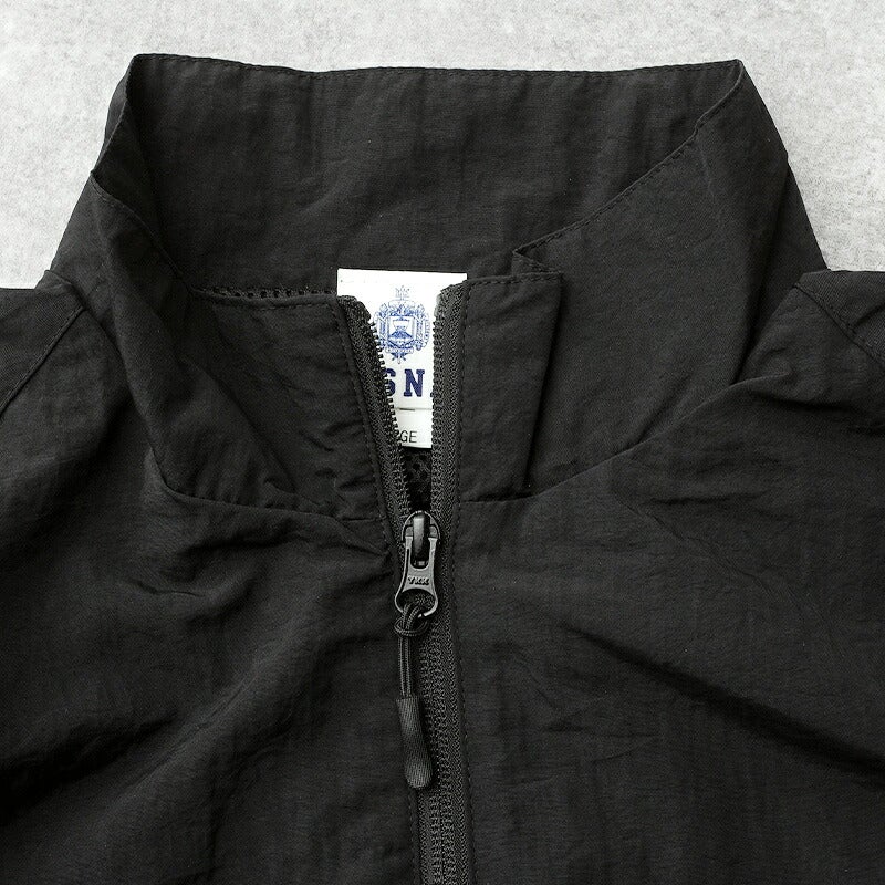 米軍 U.S.NAVY ナイロントレーニング ジャケット ブラック #NAVY-008
