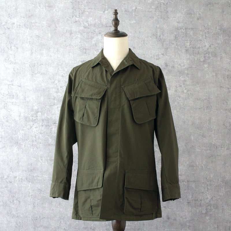 US ARMY 戦闘服ベトナムジャンルファティーグジャケットビンテージ 米軍 ジャングルファティーグジャケット デッドストック メンズ ワーク