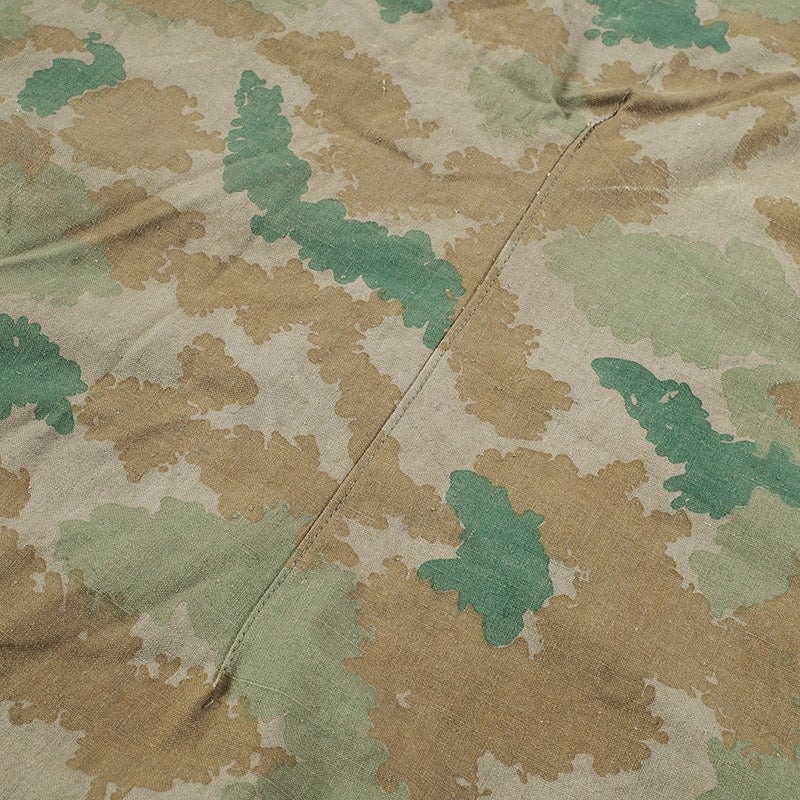 東ドイツ軍 60s テントシート ブルメンターン USED NVA ポンチョ 軍幕