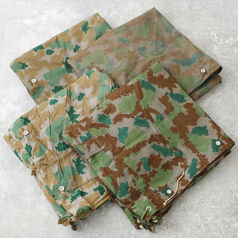 東ドイツ軍 60s テントシート ブルメンターン デッドストック NVA