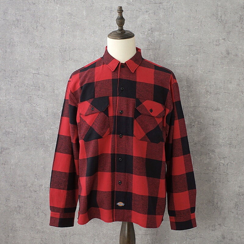 Dickies ディッキーズ #DC2053 長袖 チェック フランネルシャツ