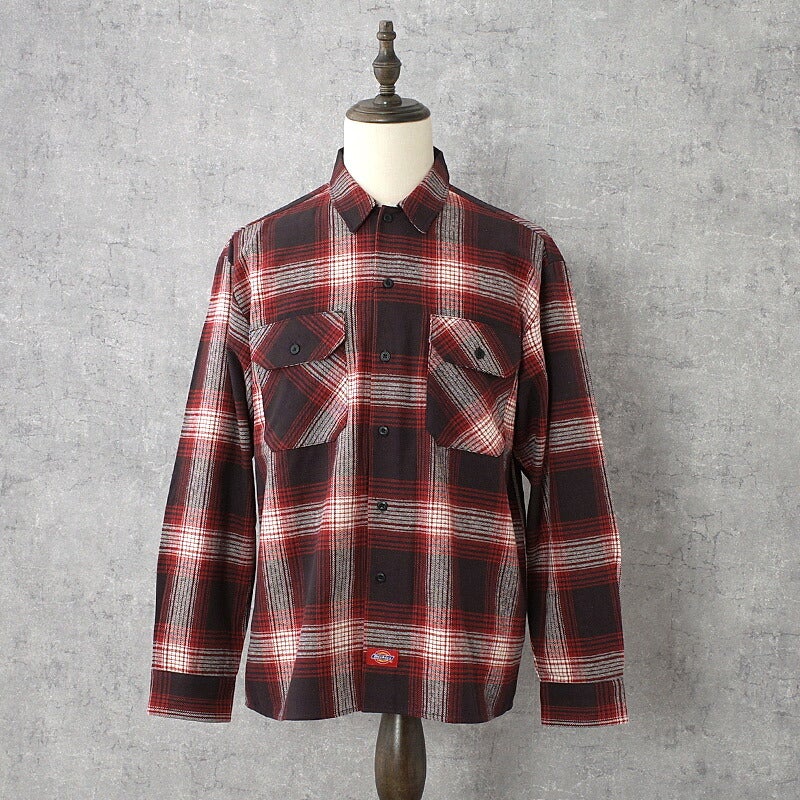 Dickies ディッキーズ #DC2049 長袖 チェック フランネルシャツ