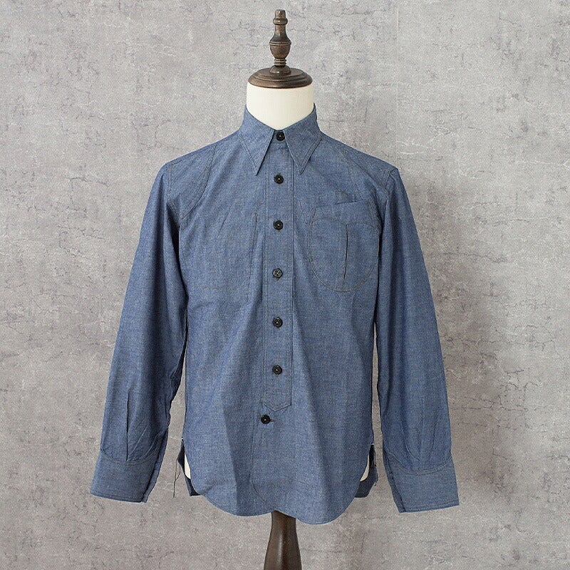 SUGARCANE シュガーケーン #SC29762 MFSC 5oz シャンブレーシャツ『DECKPLATE CPO』